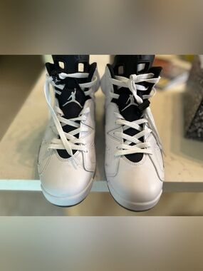 Air Jordan retro 6 Oreo  Black and white